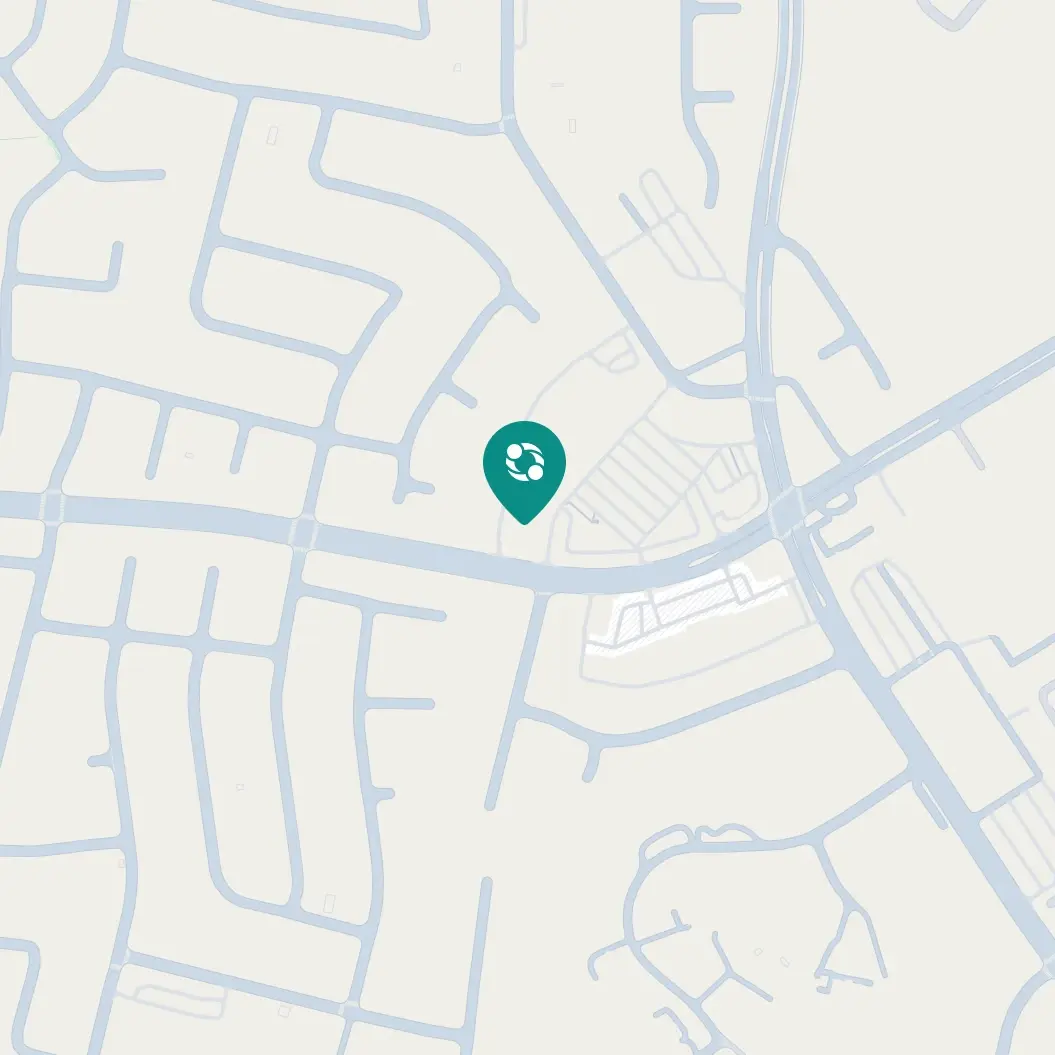 Map showing the Clever Care Rowland Heights community center location