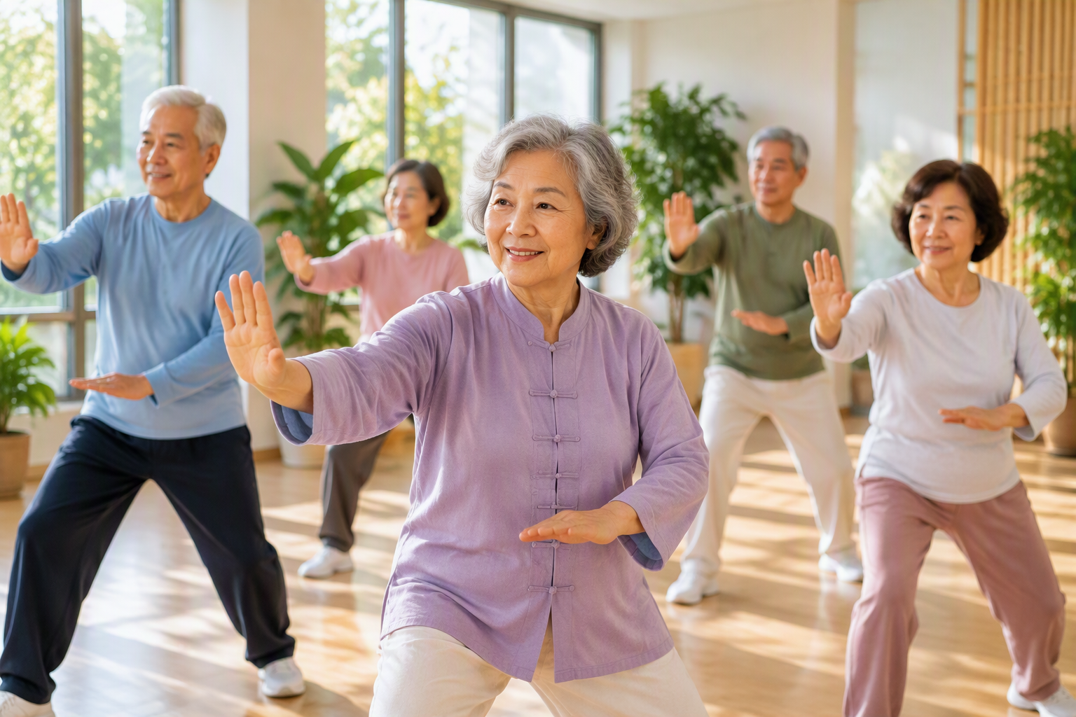 Tai Chi Class in Koreatown