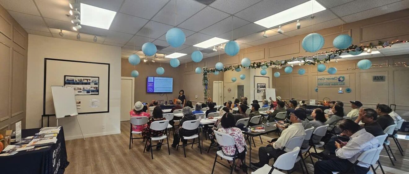Medicare members attending brain health workshop at Clever Care Westminster community center